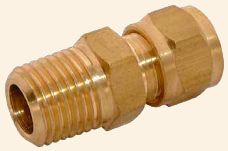 Brass Male Compression studs tube pipe couplers couplings