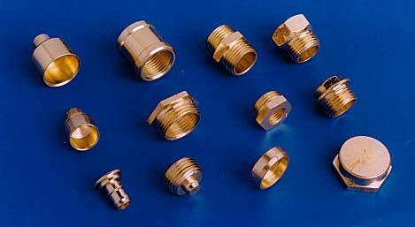 Brass central heating plumbing  and radiator accessories and fittings  including brass fitting reducing bushes plugs sockets hose tails nipples air vents central heating radiator bleed keys clock type and normal Rad key available. Also Brass end caps thread adaptors connectors  Hexagon Nipples threaded bathroom sanitary and Pipe fittings Brass water heater accessories components for heaters boilers bushes plugs connectors adaptors sockets end caps and threaded Brass fittings and Parts  are our speciality